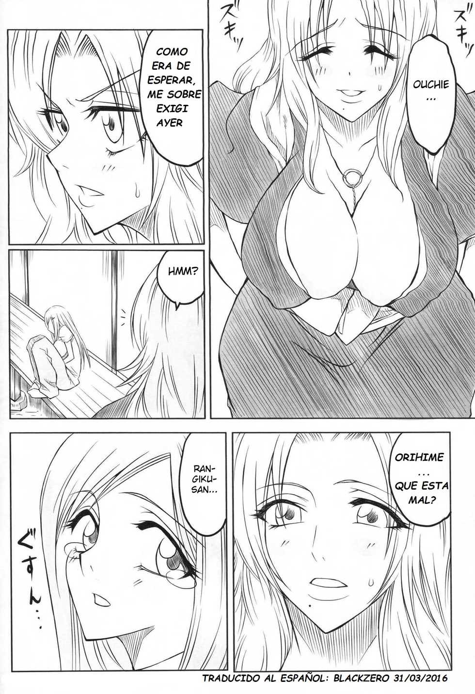 (ComiComi11) [Heta no Yoko Zuki (Dunga)] Ran (BLEACH) [Spanish] [Black Zero] - Page 23