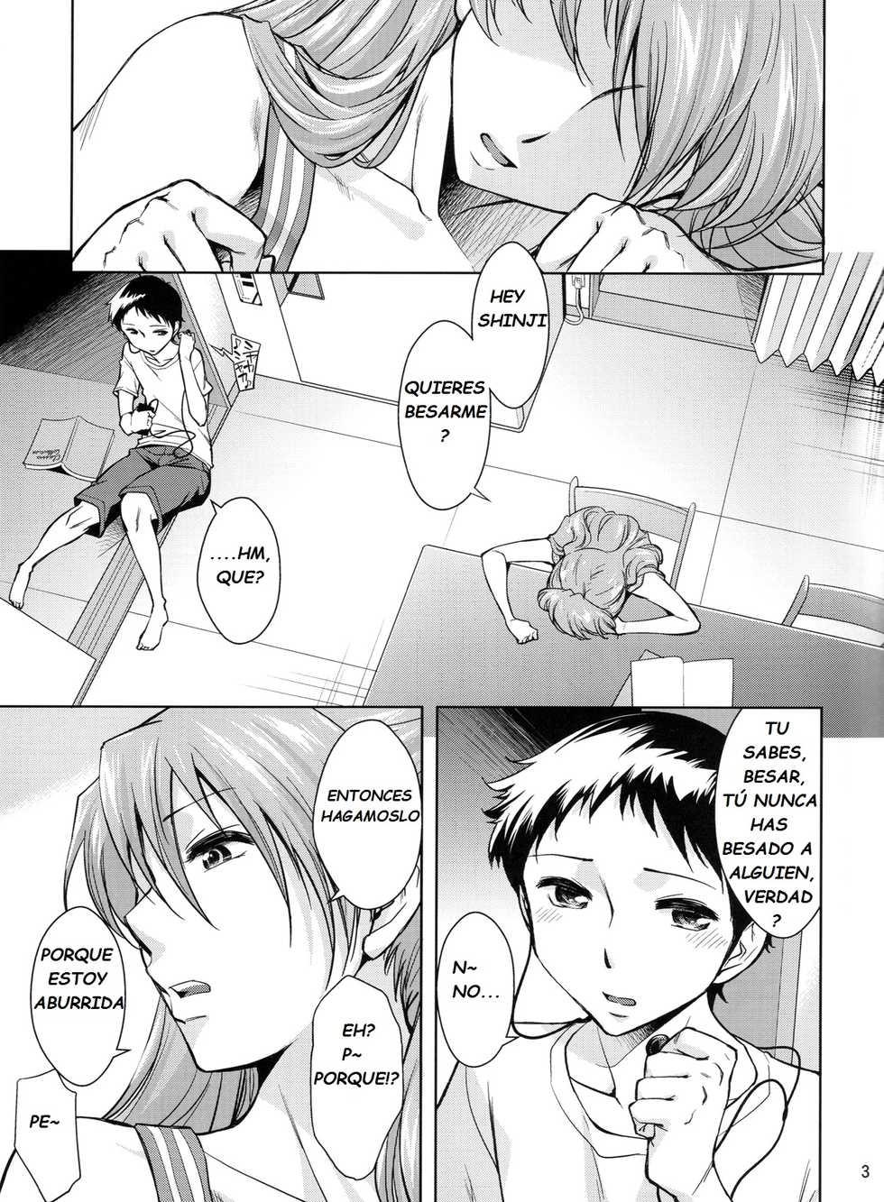 (C84) [Kitsch (Okuni Yoshinobu)] Second Children (Neon Genesis Evangelion) [Spanish] [Black Zero] - Page 4