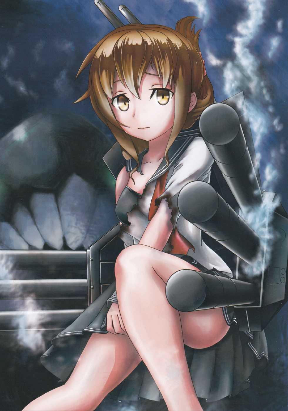 (C87) [HEART OF GREEN (Midoriiro no Shinzou)] Futanari Shimakaze-chan ga Onaka wo Punch saretari Oshiri no Ana wo Kakuchousarenagara Shaseisaseraretarisuru Hon (Kantai Collection -KanColle-) [Chinese]  [奈米屌肥宅只能喝著自產的殘渣翻譯] - Page 12