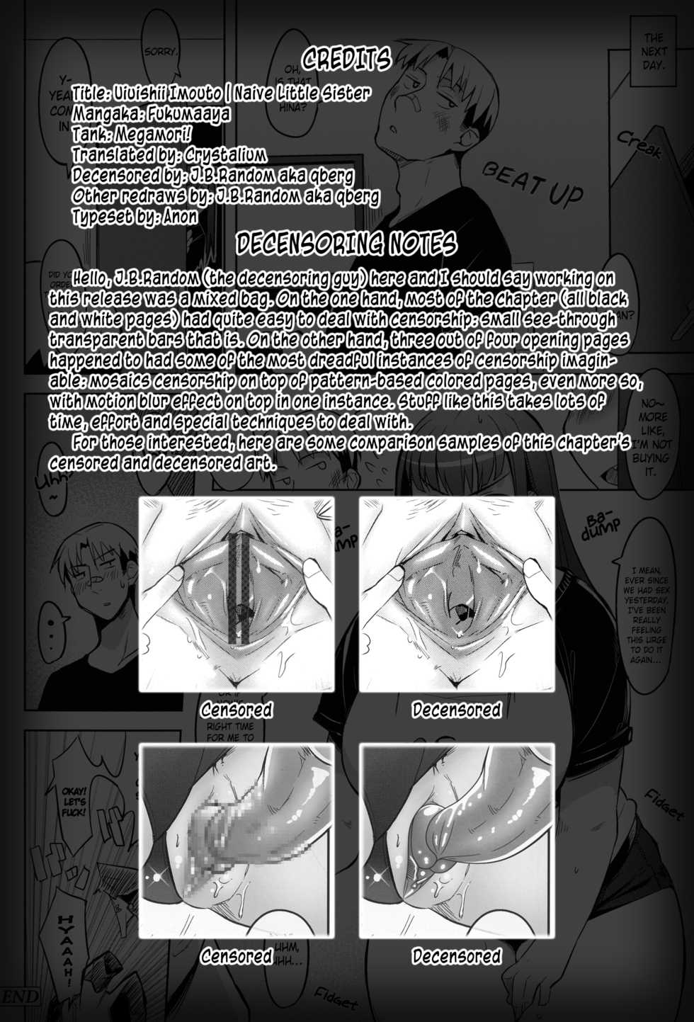 [Fukumaaya] Uiuishii Imouto | Naive Little Sister (Megamori!) [English] [Crystalium] [Decensored] - Page 25