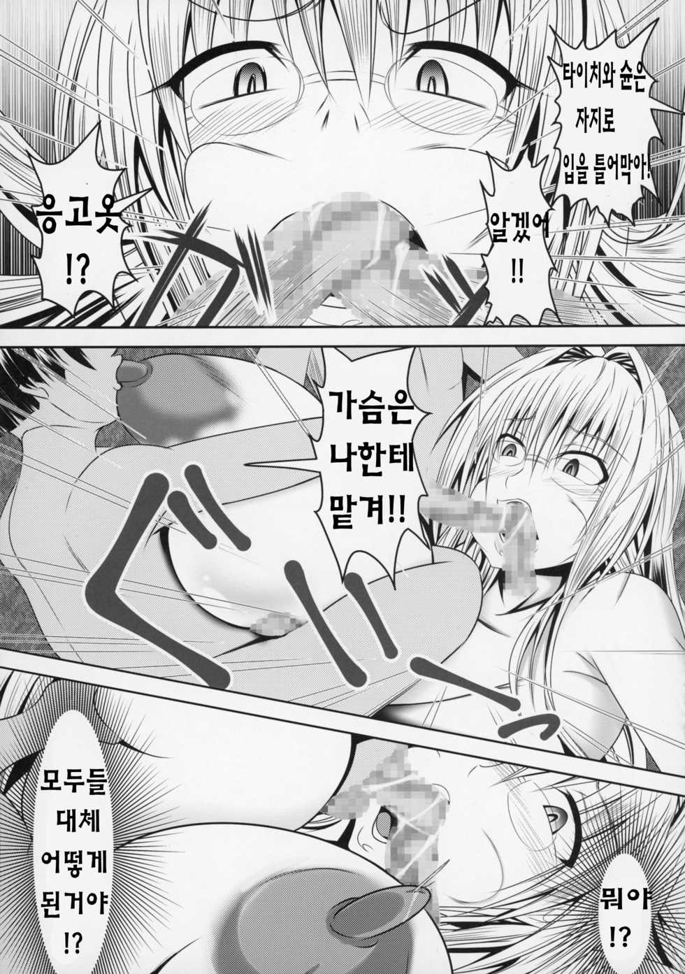 (C89) [Bitch Bokujou (Sandaime Bokujou Nushi Kiryuu Kazumasa)] Tearju Sensei de Asobou! (To LOVE-Ru) [Korean] - Page 14