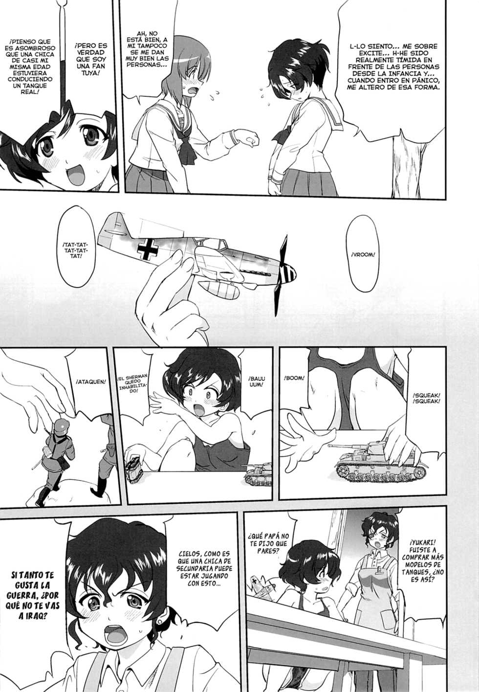 (C84) [Takotsuboya (TK)] Yukiyukite Senshadou (Girls und Panzer) [Spanish] - Page 18
