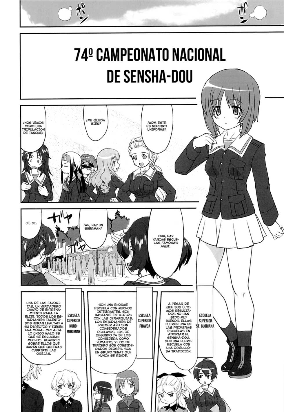 (C84) [Takotsuboya (TK)] Yukiyukite Senshadou (Girls und Panzer) [Spanish] - Page 29