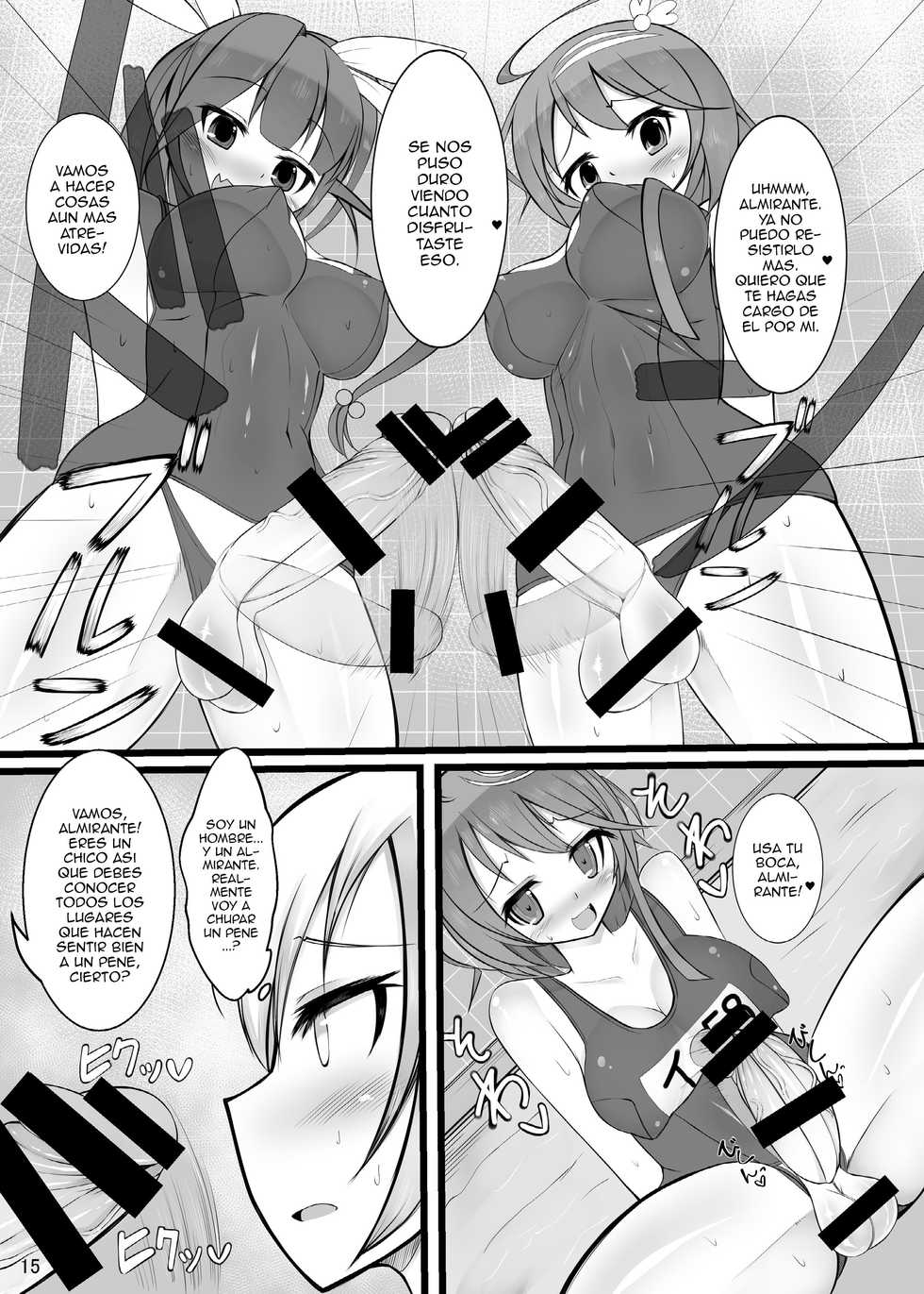 [Kamukamu! (Nmasse)] Otokonoko Teitoku ga 19 to 58 ni GyakuRa Sarechau Hon (Kantai Collection -KanColle-) [Spanish] [ElMoeDela8] [Digital] - Page 15
