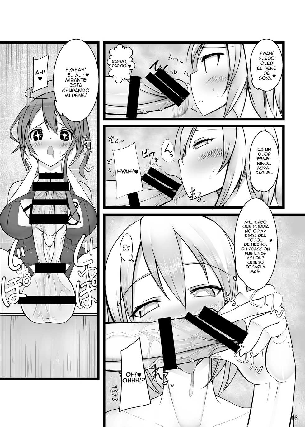 [Kamukamu! (Nmasse)] Otokonoko Teitoku ga 19 to 58 ni GyakuRa Sarechau Hon (Kantai Collection -KanColle-) [Spanish] [ElMoeDela8] [Digital] - Page 16