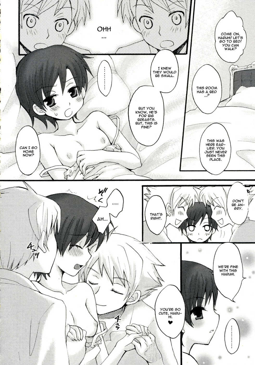 (C70) [ent (Ukatsu)] Docchi no Haruhi Show (Ouran High School Host Club, The Melancholy of Haruhi Suzumiya) [English] [CGrascal] - Page 5