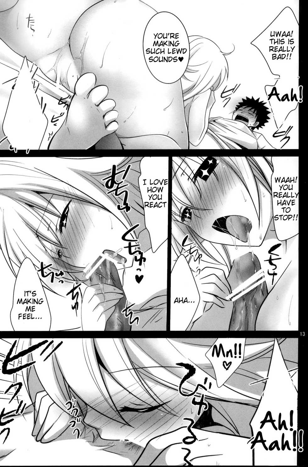 (C84) [Pikopikotei (Inoue Mitan)] Toaru Joou no Iyagarase (Toaru Kagaku no Railgun) [English] [Tigoris Translates] - Page 12