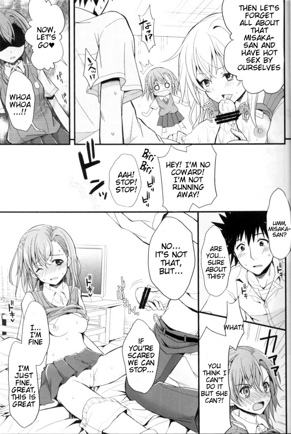(C84) [Natsuiro Shoujo (Takanashi Haruto)] Shiyouyo! (Toaru Kagaku no Railgun) [English] [Tigoris Translates] - Page 8