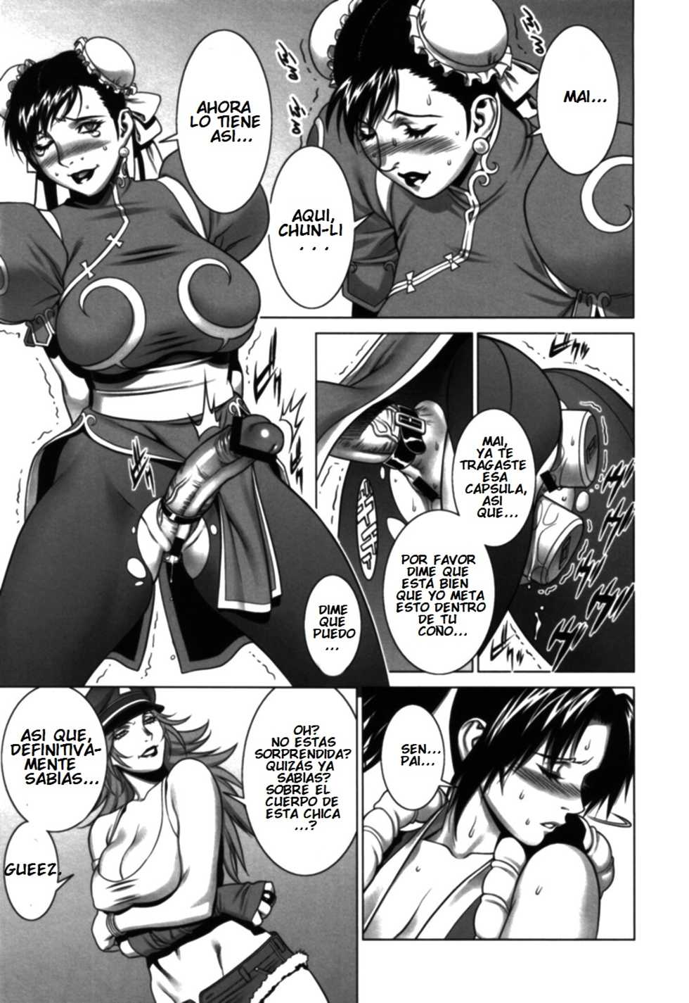 (C72) [Motchie Kingdom (Motchie)] Kunoichi Jigokuhen R-31 (King of Fighters, Street Fighter) [Spanish] [Brad33] - Page 10