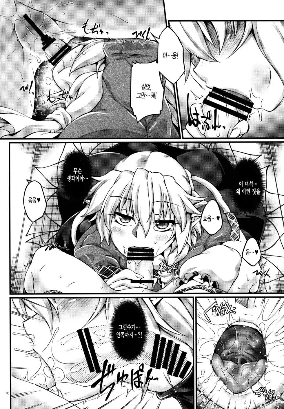 (C89) [Kougeki (Ootsuki Wataru)] Hashihime Shinshoku -Roku- (Touhou Project) [Korean] [미쿠다요] - Page 9