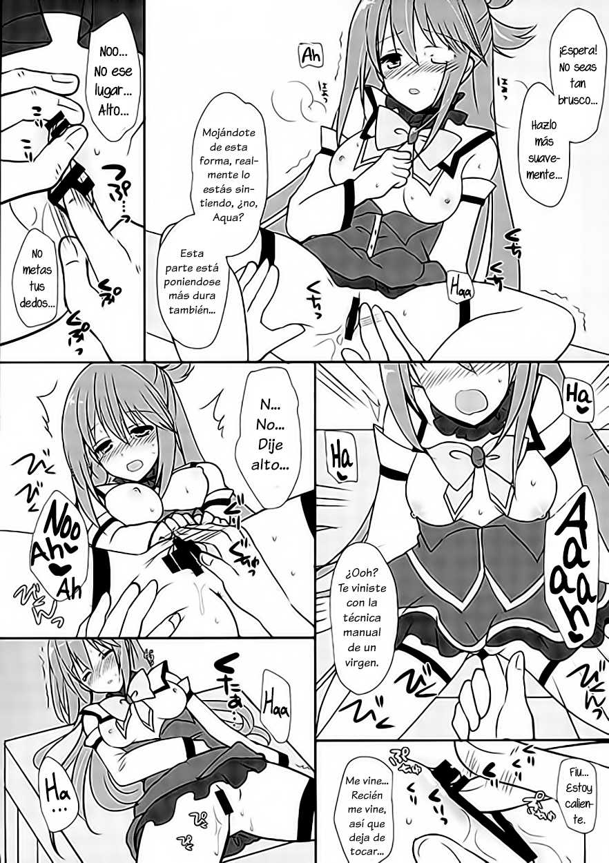 (SC2016 Winter) [Mimicry.z (Aka Satanan)] Zettai Sekinin Torinasai yo ne (Kono Subarashii Sekai ni Syukufuku o!) [Spanish] [Shadow Hunter] - Page 8