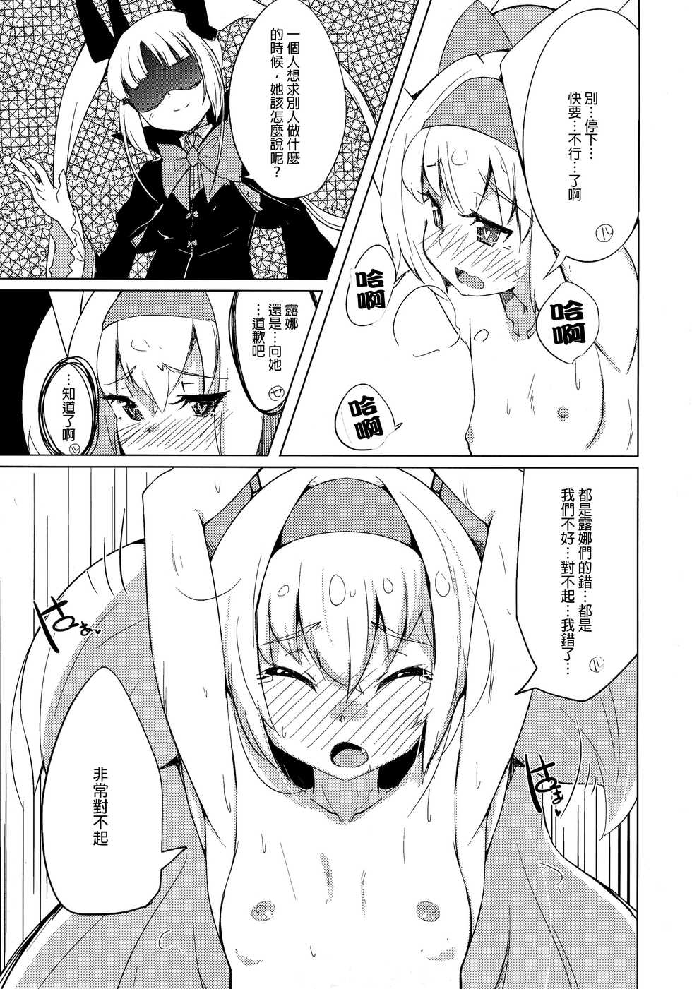 (C87) [Catcher's mitt of silver (Kaname Nagi)] Hime-shiki Shitsuke (BLAZBLUE) [Chinese] [沒有漢化] - Page 18