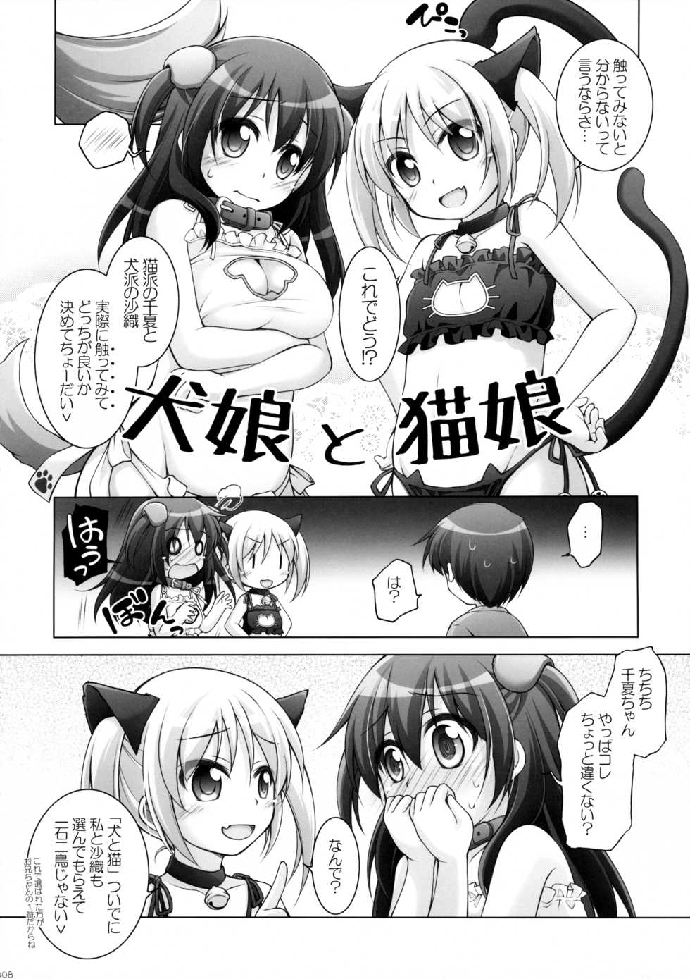 (SC2016 Winter) [Titokara 2nd Branch (Manami Tatsuya, Kasai Yukiha)] Dotti!? ~Inu Neko Hen~ - Page 7