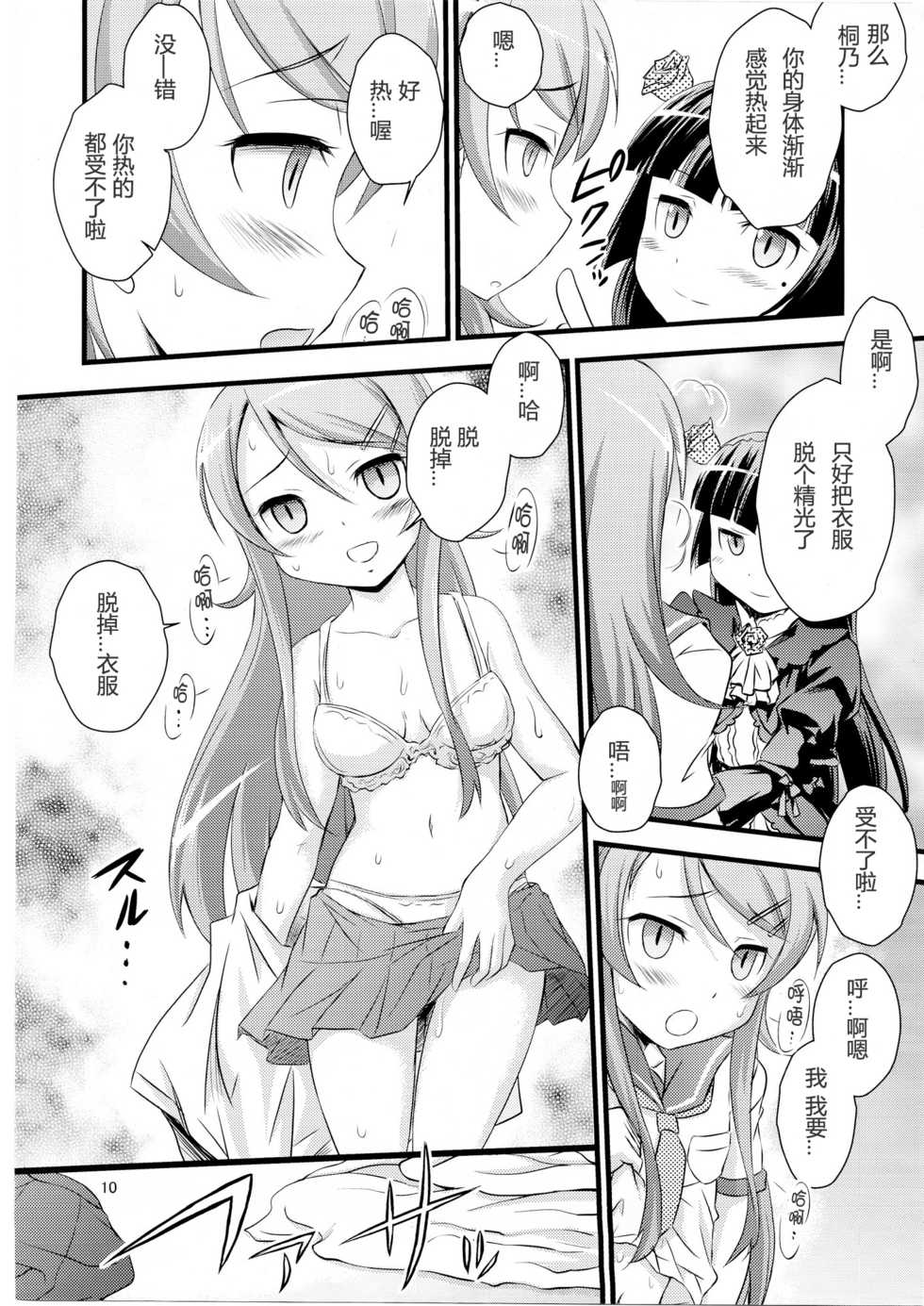 (C79) [Magudara Kaihou Doumei (Tsukuyomi Sazin)] Imouto Saimin (Ore no Imouto ga Konna ni Kawaii Wake ga Nai)[Chinese] [TonyAngel手残汉化] - Page 9