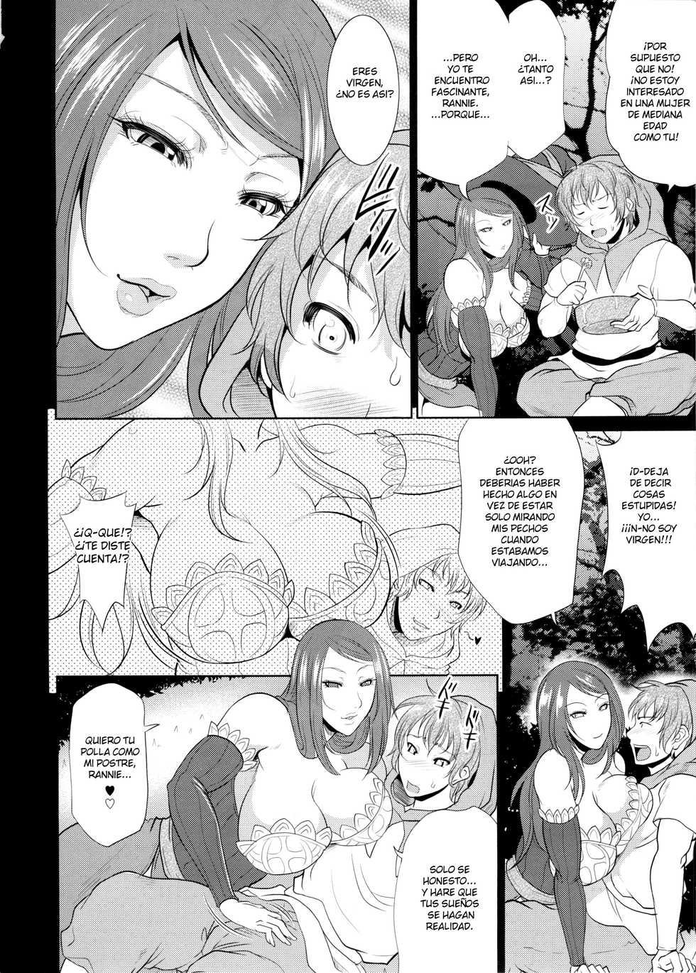 (C87) [TSK-BAR (Toguchi Masaya)] Sorceress ga Inran Sugite Kigaru ni Nojuku Dekinai... Hon |  La Hechicera es tan Lasciva que Acampar no es Tarea Fácil (Dragon's Crown) [Spanish] [Sherminator] - Page 4