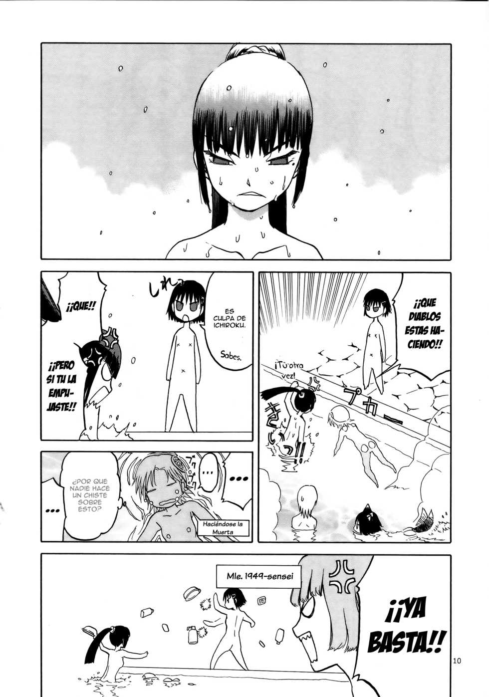 (C84) [Wakuwaku Doubutsuen (Tennouji Kitsune)] Echiina!! 1 (Upotte!!) [Spanish] [Paranoid Insomniac Scanlation] - Page 9