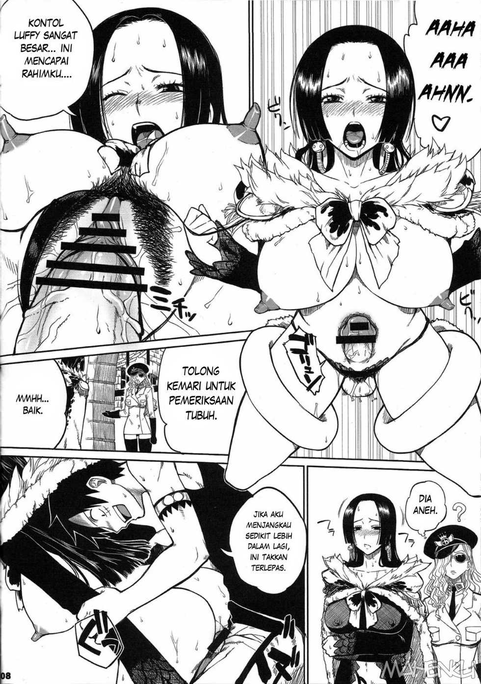 (C76) [Choujikuu Yousai Kachuusha (Denki Shougun)] MEROMERO GIRLS (One Piece) [Indonesian] {Mahenku} - Page 6