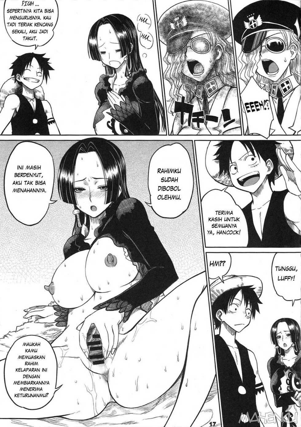 (C76) [Choujikuu Yousai Kachuusha (Denki Shougun)] MEROMERO GIRLS (One Piece) [Indonesian] {Mahenku} - Page 15