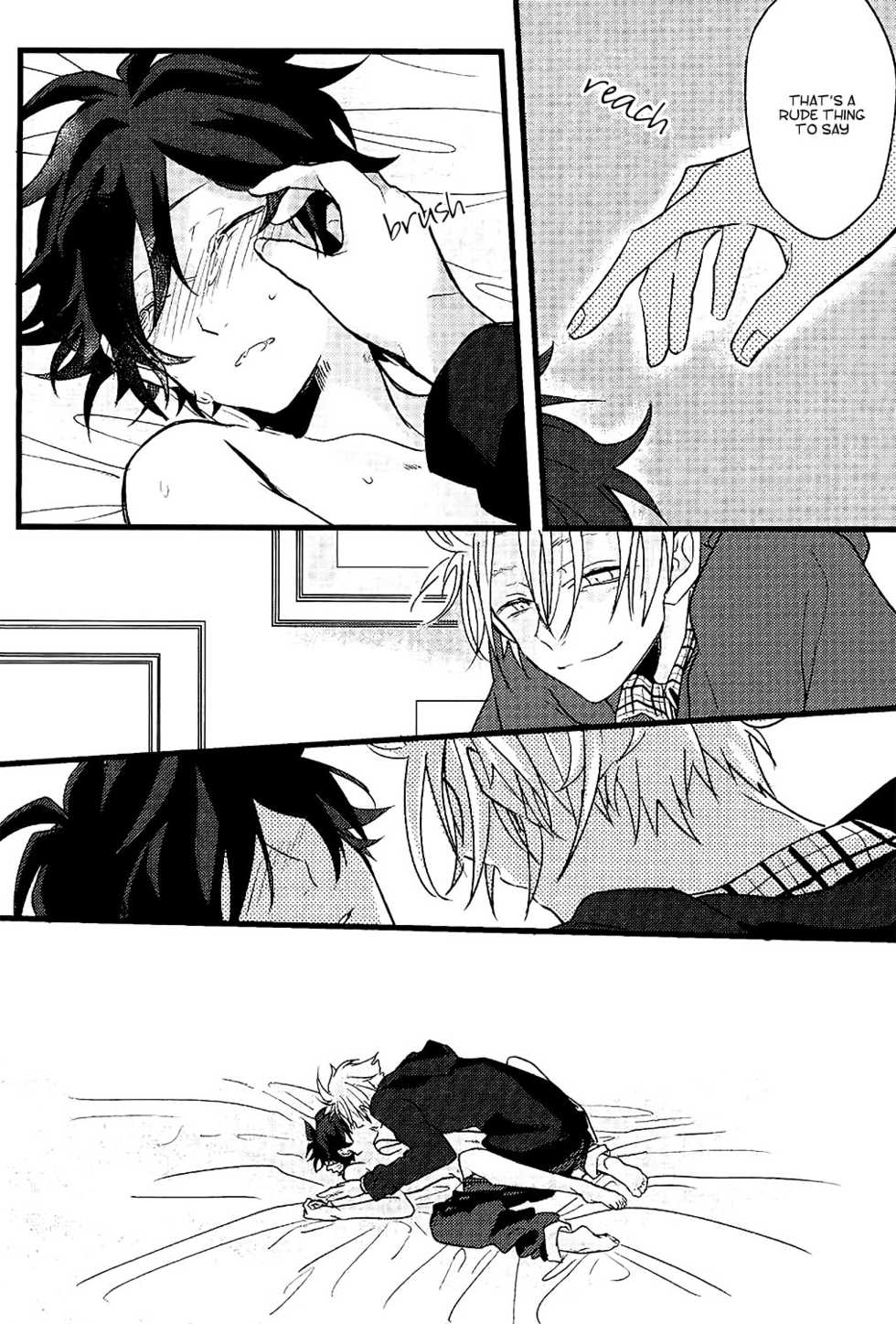 (BLOODYZONE) [Solullaby (Urako)] Jiko Ai Methodology (Kekkai Sensen) [English] [Kuro] - Page 15