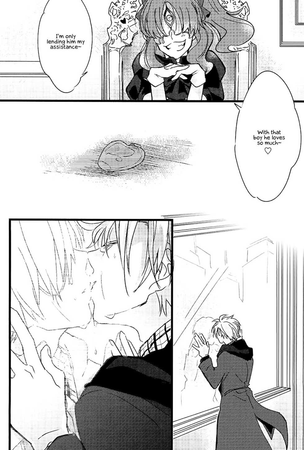(BLOODYZONE) [Solullaby (Urako)] Jiko Ai Methodology (Kekkai Sensen) [English] [Kuro] - Page 29