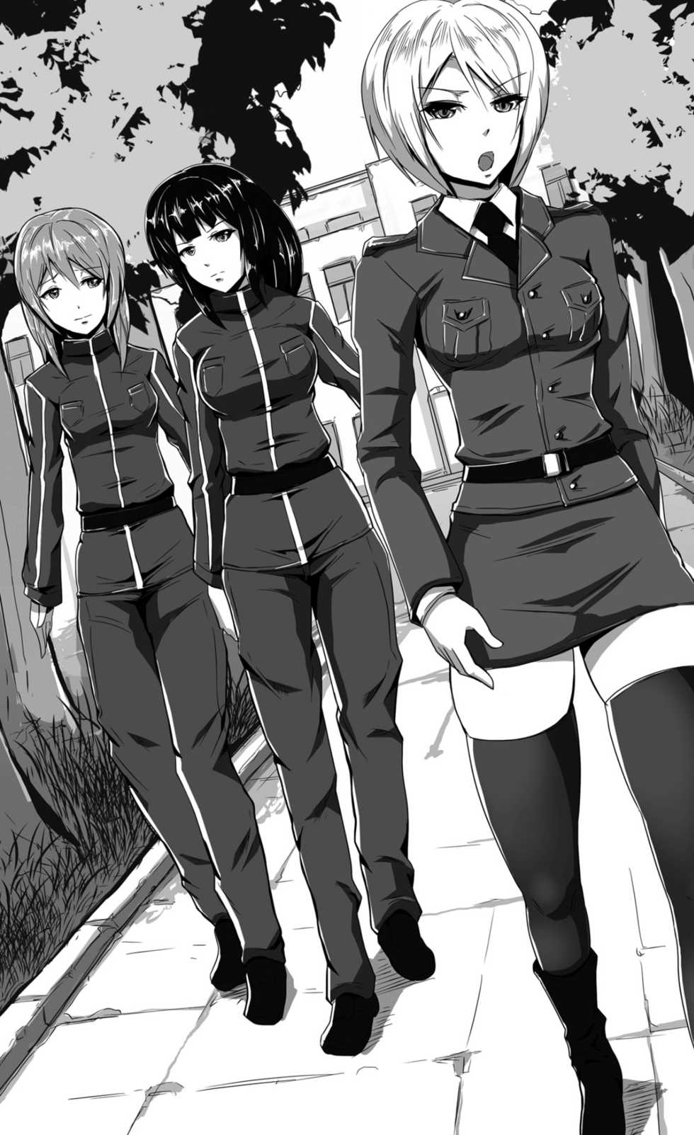 [Fuyuno Hitsuji, NandZ] Kouhai Wakusei Alien ni Metorareshi Shoujo Senshi-tachi - Breeding Planet for Aliens and Girls [Digital] - Page 39