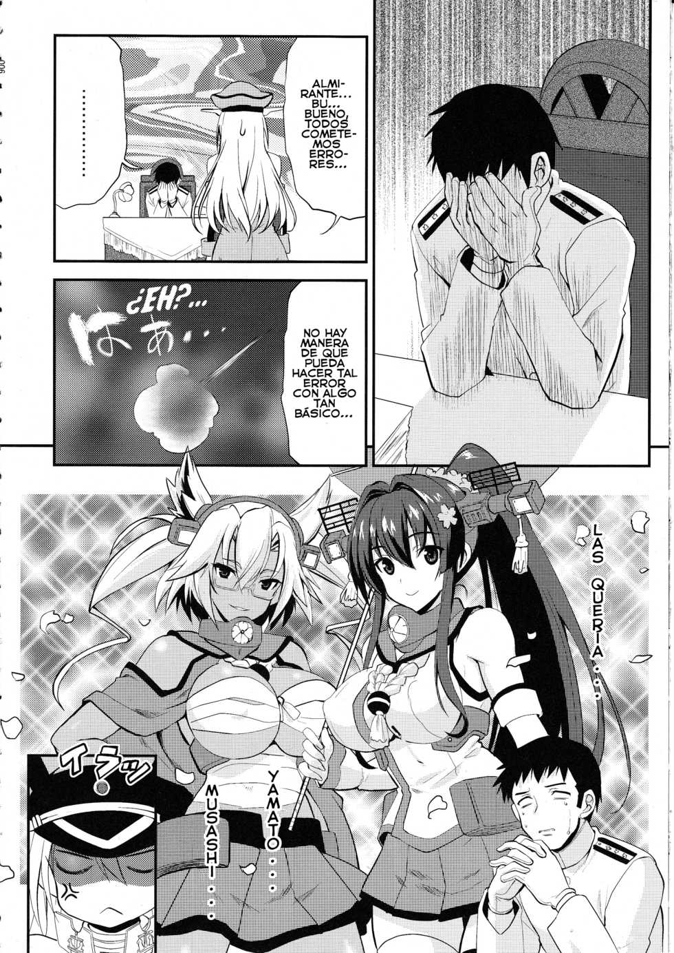 (C87) [INFINITY DRIVE (Kyougoku Shin)] Makezugirai Fraulein (Kantai Collection -KanColle-) [Spanish] [PHF] - Page 5