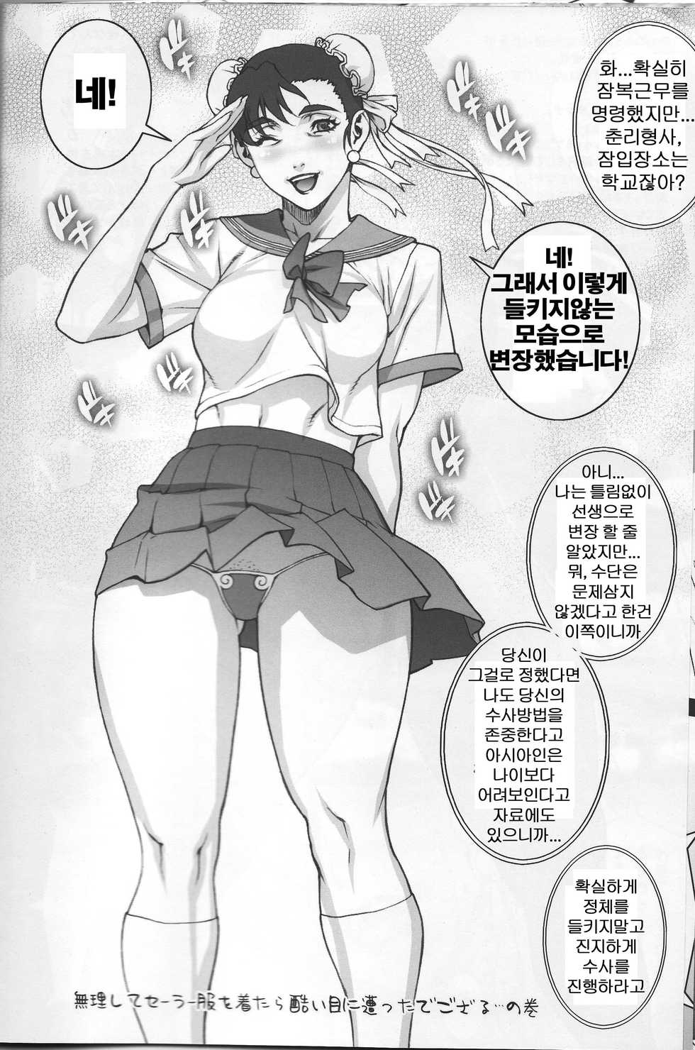 (C76) [Motchie Kingdom (Motchie)] Fushigi no Kuni ～Adventures in Wonderland～ (Street Fighter) [Korean] - Page 19
