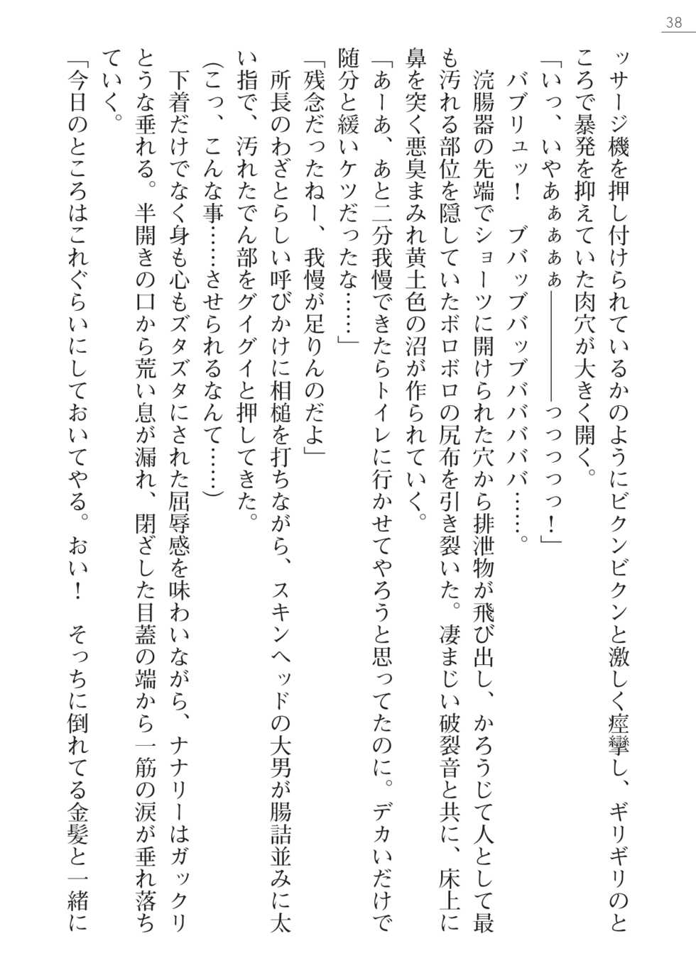 [Yamamoto Saki, Maineko Ruru] Seirei Kanchou Nanaly - Ingoku no Horyo Shuuyoujo - Page 38