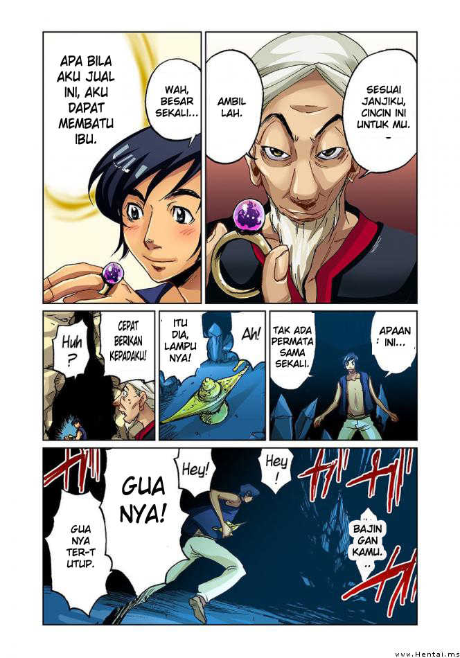 [Pirontan] Otona no Douwa ~ Aladin to Mahou no Lamp | Adult Fairy Tail Aladdin And The Magic Lamp [Indonesian] [kontol berutal] - Page 2