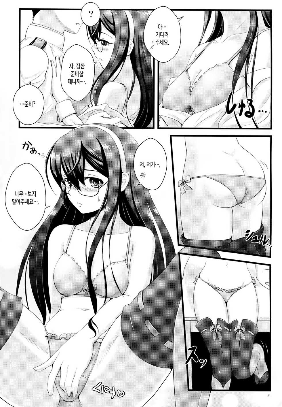 (C87) [Napier Sabre (Ryu-Akt)] Private Secretary (Kantai Collection -KanColle-) [Korean] - Page 7