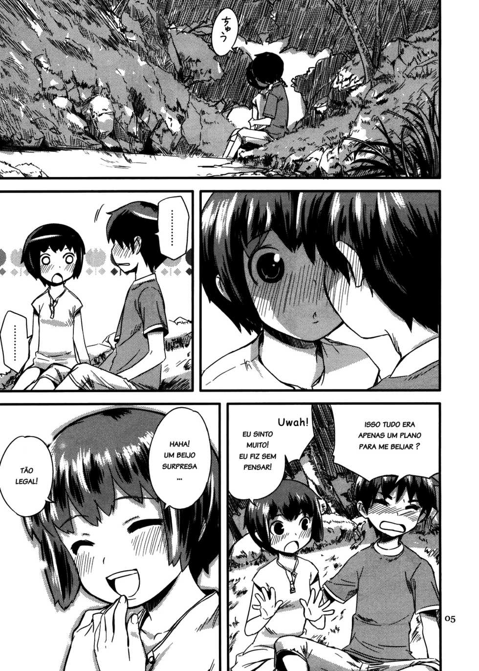 (COMITIA85) [ponz.info (Ponz)] Zoku Natsuyasumi - Summer Vacation 2 [Portuguese-BR] [ShotaconInfinite] [Decensored] - Page 5