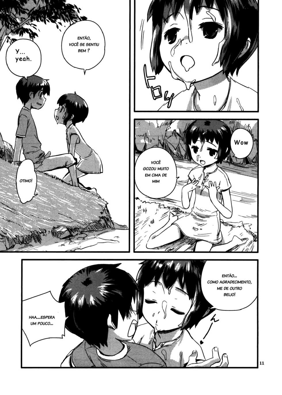 (COMITIA85) [ponz.info (Ponz)] Zoku Natsuyasumi - Summer Vacation 2 [Portuguese-BR] [ShotaconInfinite] [Decensored] - Page 11