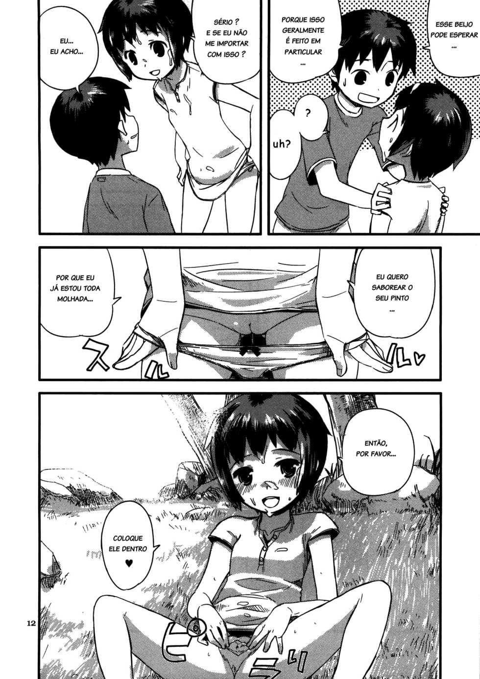 (COMITIA85) [ponz.info (Ponz)] Zoku Natsuyasumi - Summer Vacation 2 [Portuguese-BR] [ShotaconInfinite] [Decensored] - Page 12