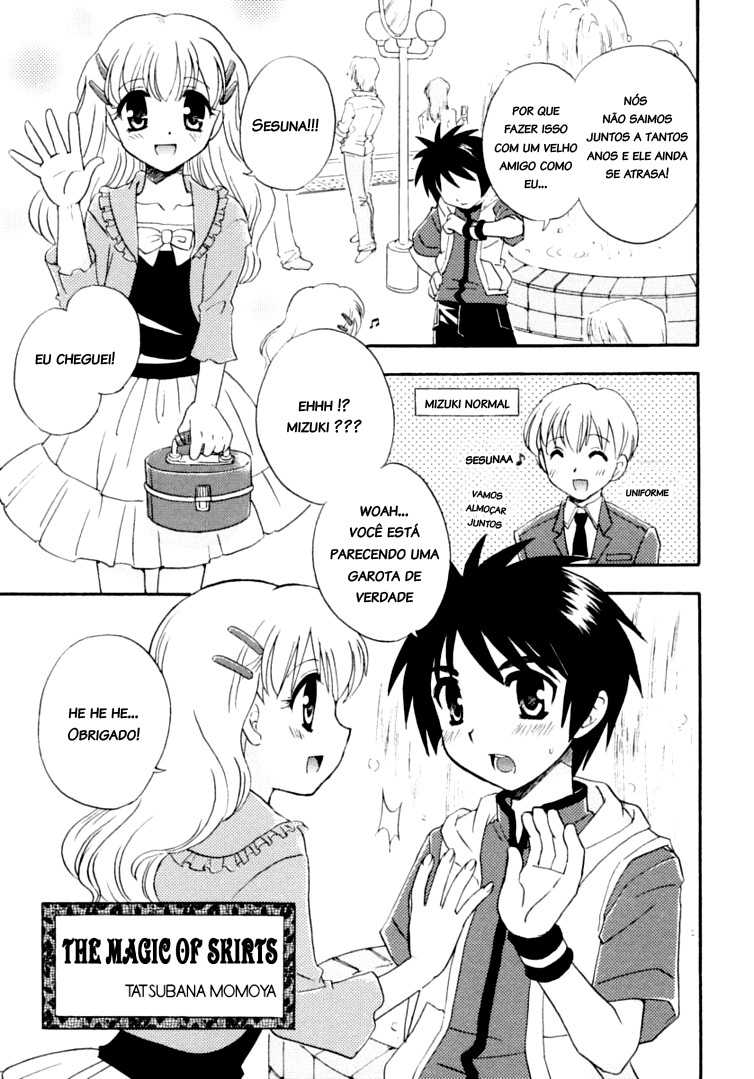 [Tachibana Momoya] Skirt no Mahou | The Magic of Skirts (Shounen Shikou Seires  Josou Special) [Portuguese-BR] [ShotaconInfinite] - Page 1