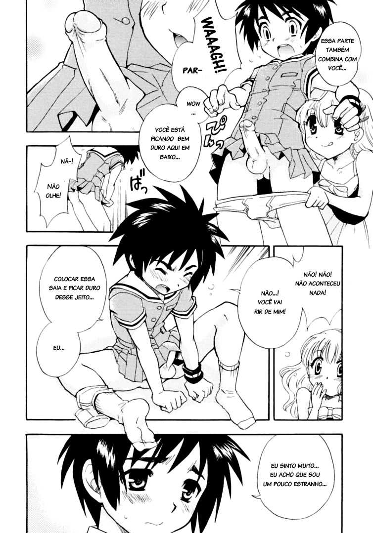 [Tachibana Momoya] Skirt no Mahou | The Magic of Skirts (Shounen Shikou Seires  Josou Special) [Portuguese-BR] [ShotaconInfinite] - Page 6