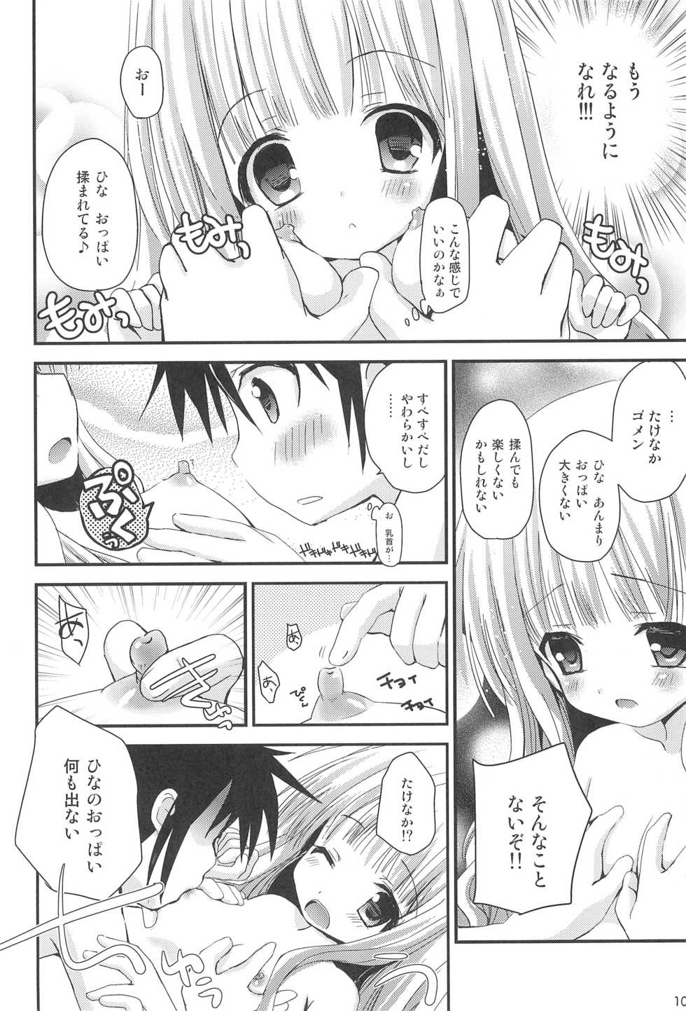 (C83) [Ar Da Coda (Zinan)] Oshiete Sex (Ro-Kyu-Bu!) - Page 10