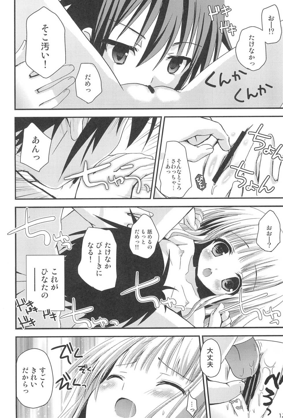(C83) [Ar Da Coda (Zinan)] Oshiete Sex (Ro-Kyu-Bu!) - Page 12