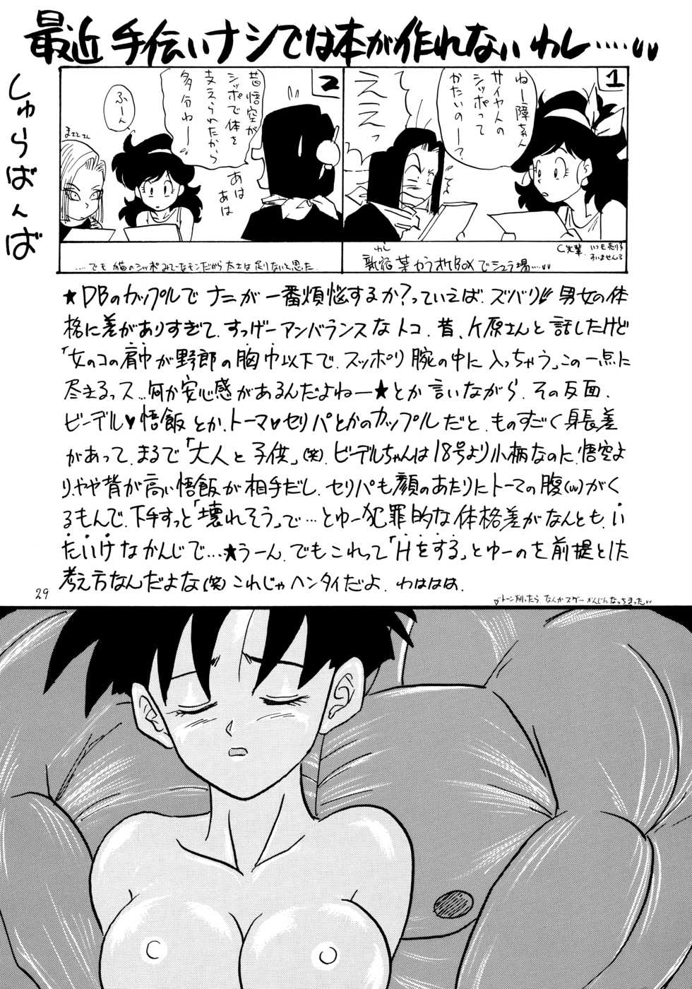 (C46) [Chirigami Goya, Fusuma Goten (Shouji Haruko)] Y (Dragon Ball Z) - Page 29