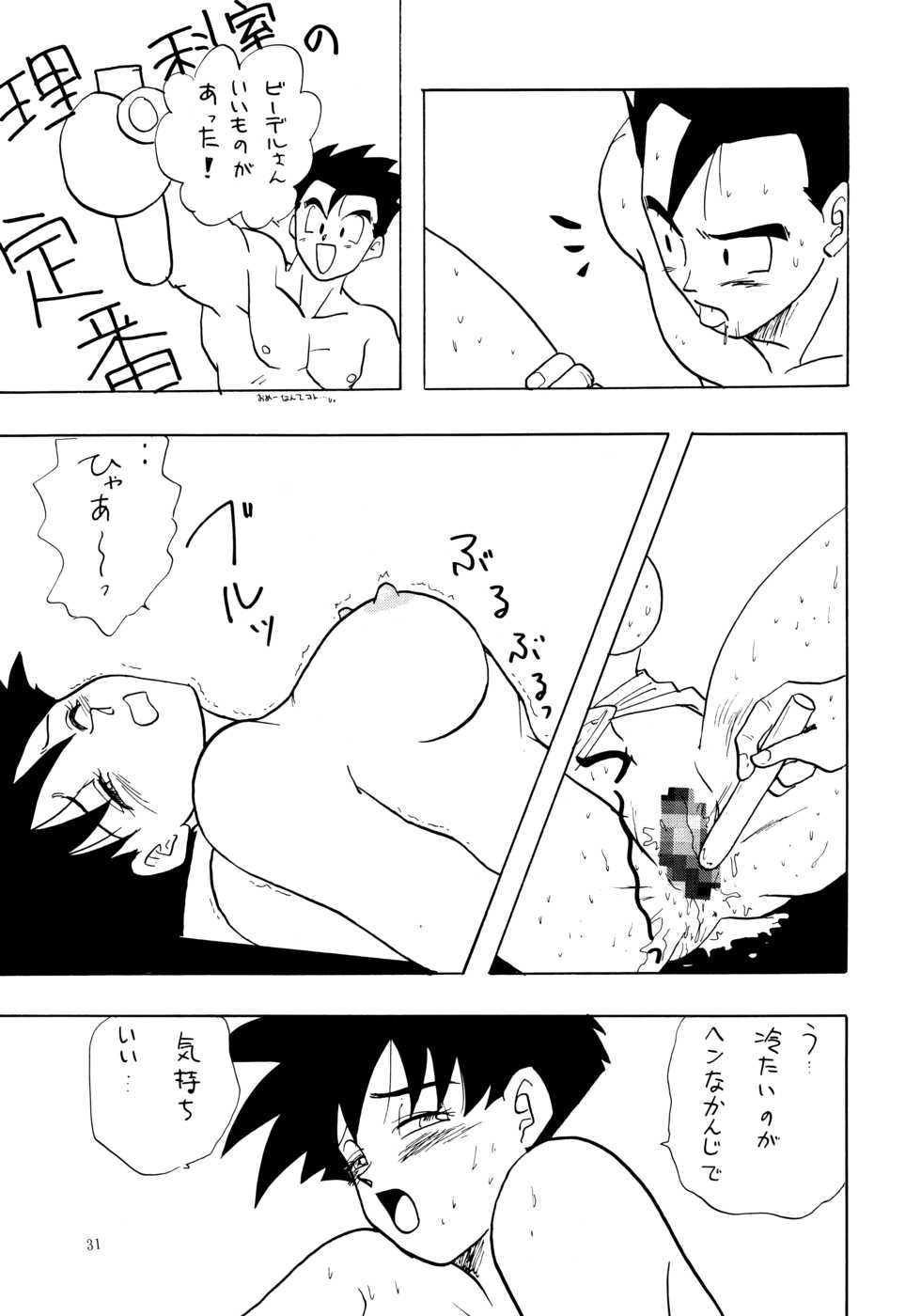(C47) [Chirigami Goya, Fusuma Goten (Shouji Haruzo)] YY (Dragon Ball Z) - Page 31