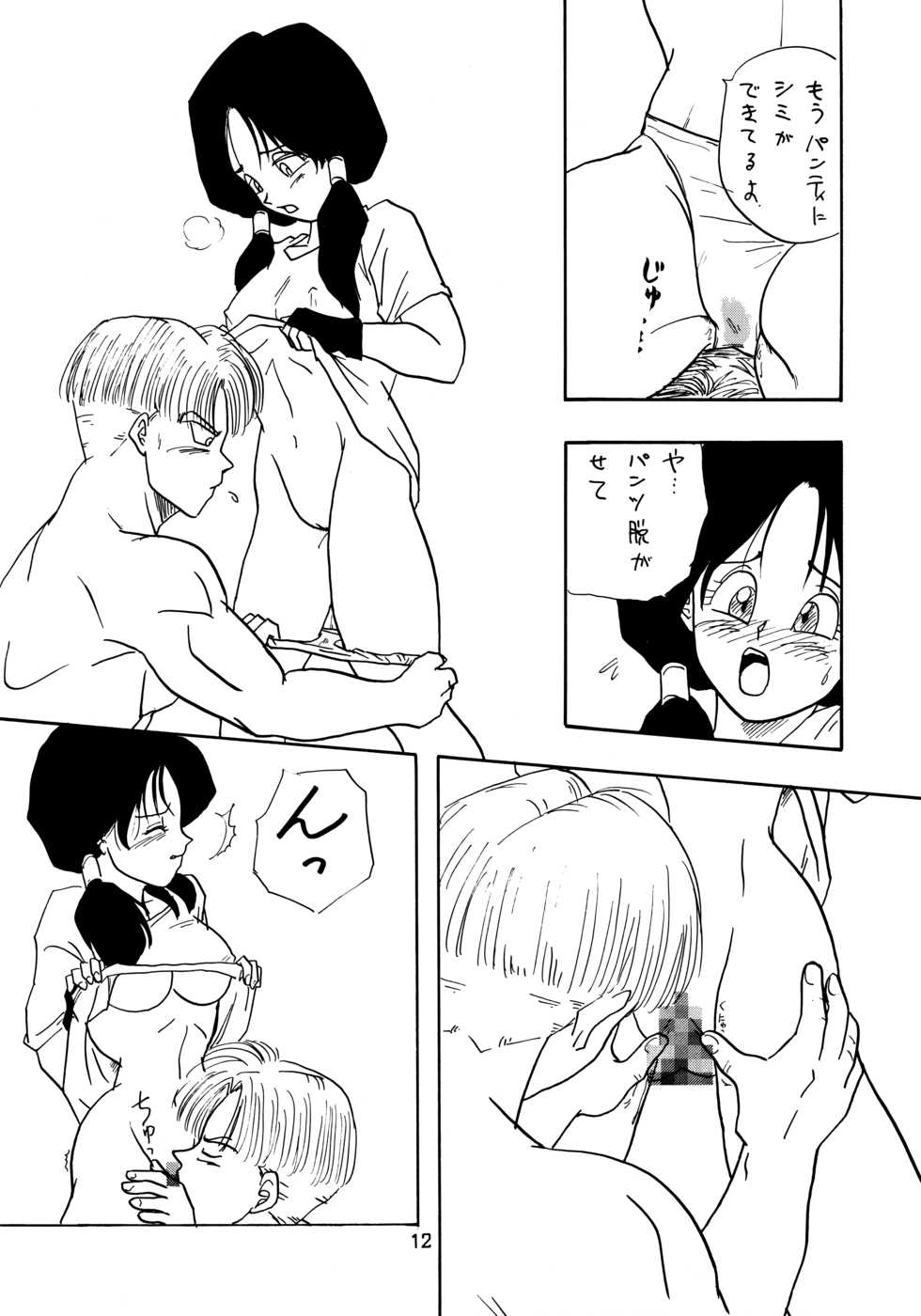 (C48) [Chirigami Goya, Fusuma Goten (Shouji Haruko)] YYY (Dragon Ball Z) - Page 12