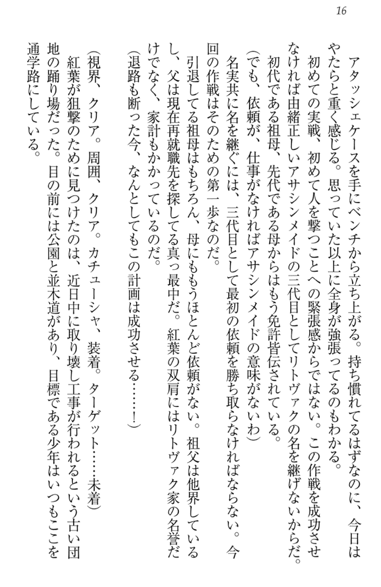 [Aohashi Yutaka, Arisue Tsukasa] Assassin Maid wa Meromero desu - Page 26