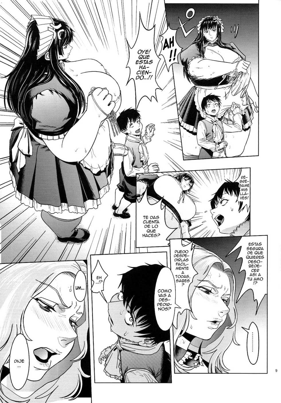 (Futaket 11) [Herohero Hospital (Herohero Tom, Isaki)] Maid Me! [Spanish] [ElMoeDela8] - Page 10