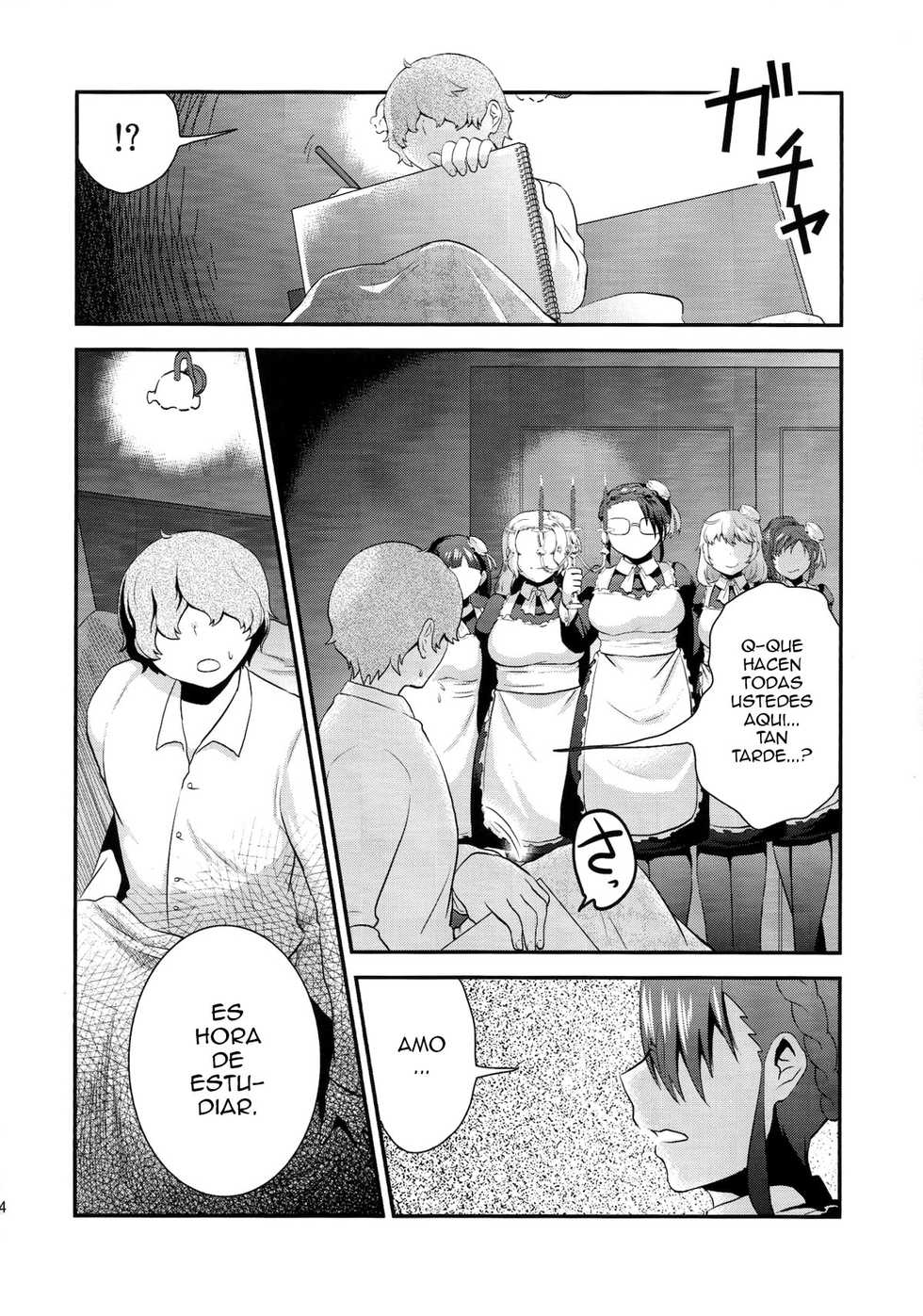 (Futaket 11) [Herohero Hospital (Herohero Tom, Isaki)] Maid Me! [Spanish] [ElMoeDela8] - Page 35