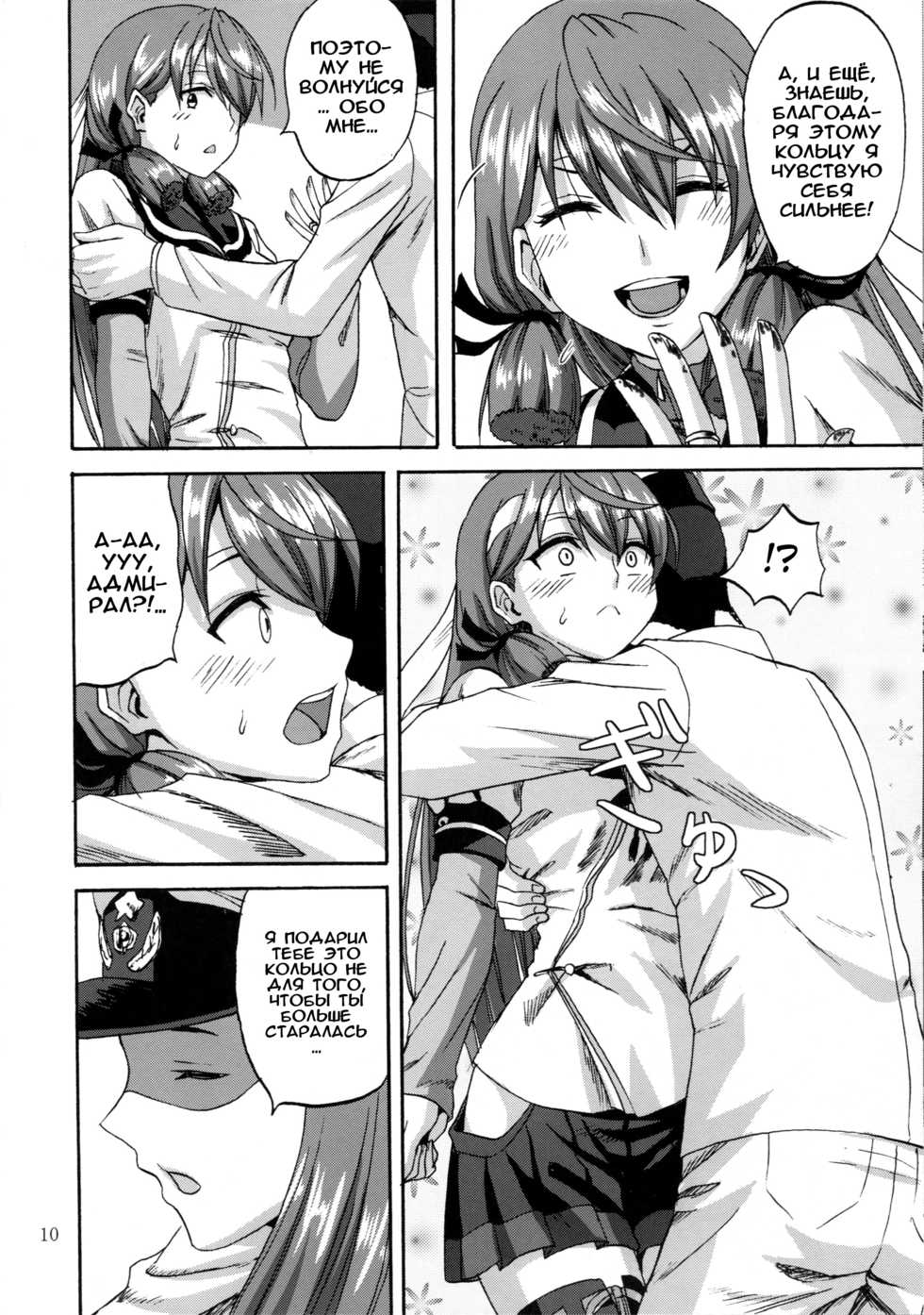 (C87) [Can Do Now! (Minarai Zouhyou)] Yoakashi no Koushou | Как не спать всю ночь (Kantai Collection -KanColle-) [Russian] [Илион] - Page 9