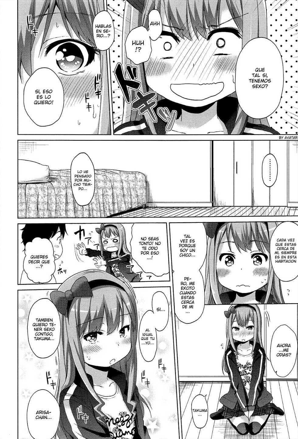 [Arekusa Mahone] Sweet LIAR | Dulce Mentira (Sweet Milk Parfait) [Spanish] [Avatar-kun] - Page 6