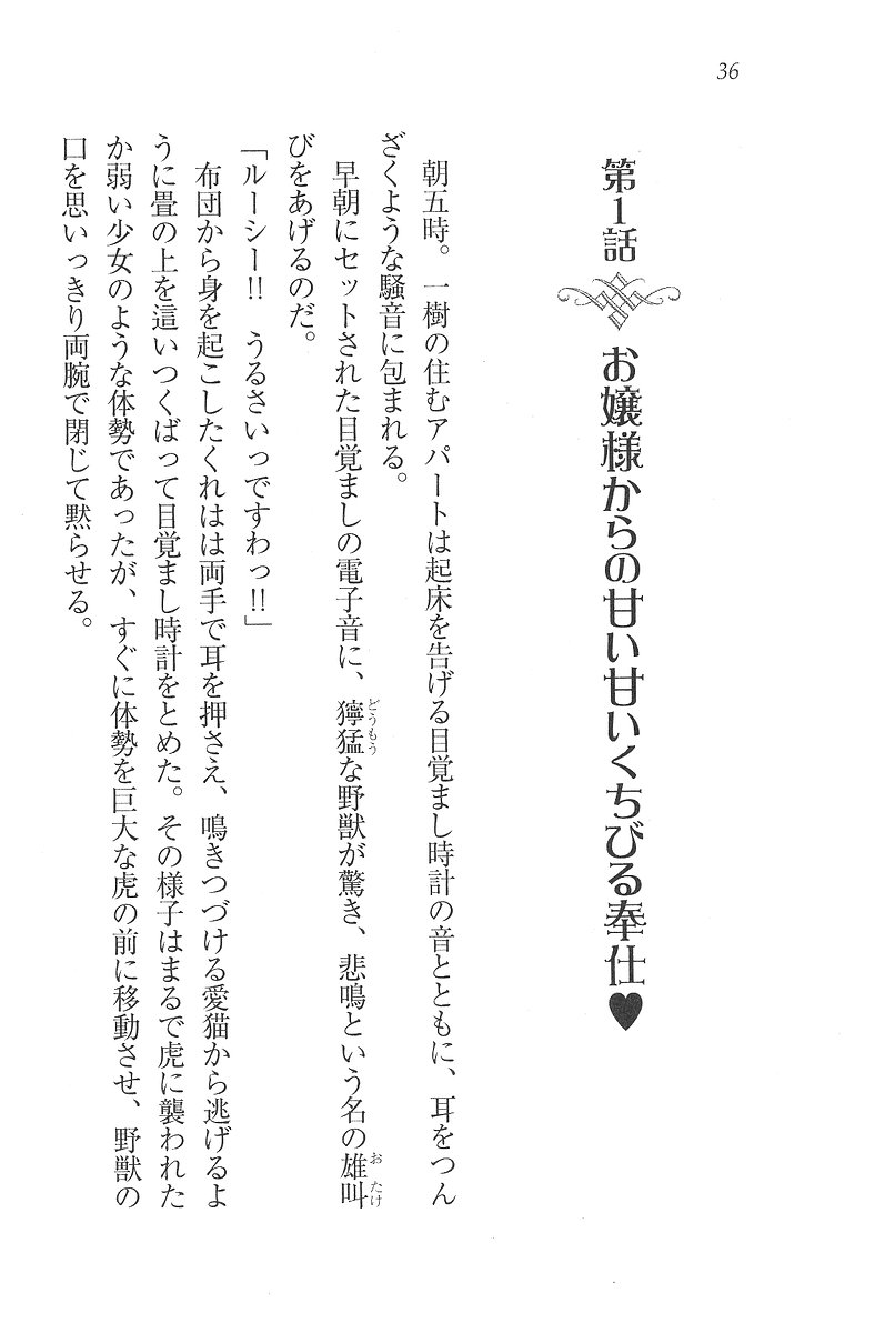 [Nanami Yuuri, Arisue Tsukasa] Ojou-sama wa Maid-sama!? - Page 37