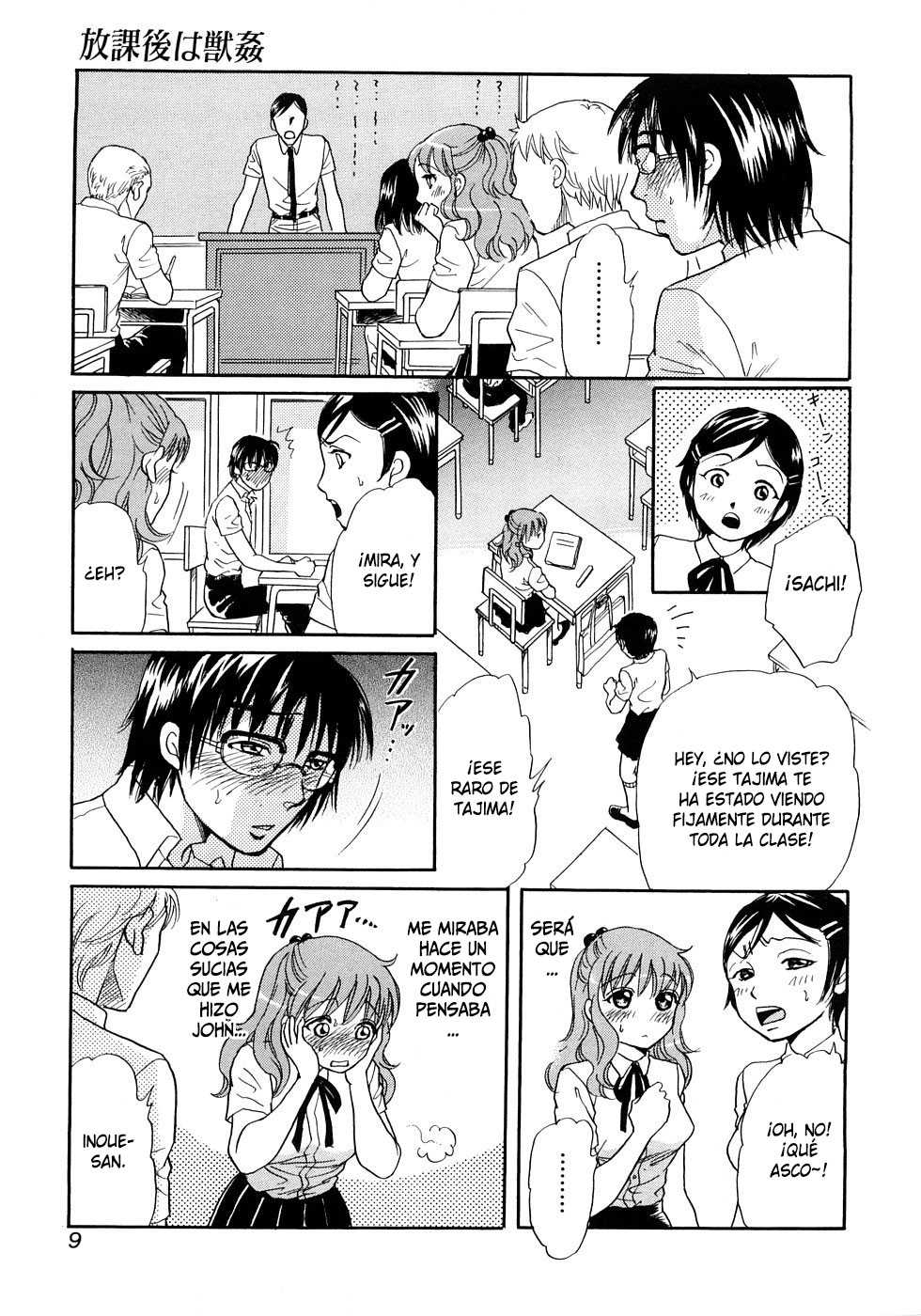 [Tsukimori Masato] Houkago wa Juukan [Spanish] - Page 11