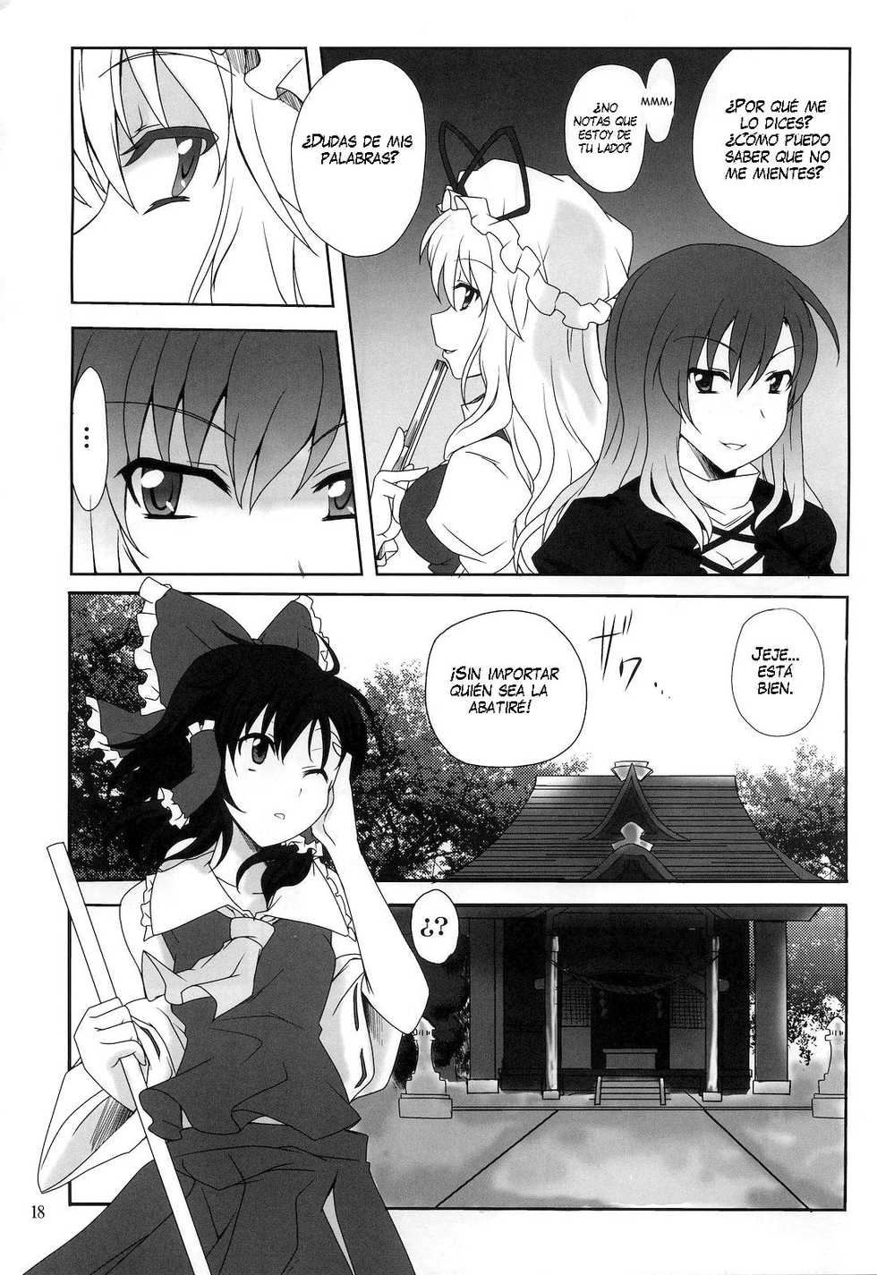 (Reitaisai 8) [True RIDE (Shinjitsu)] Hijirin to Sex shimasho | Tengamos Sexo con Hijirin (Touhou Project) [Spanish] [Futanari Freaks] - Page 17