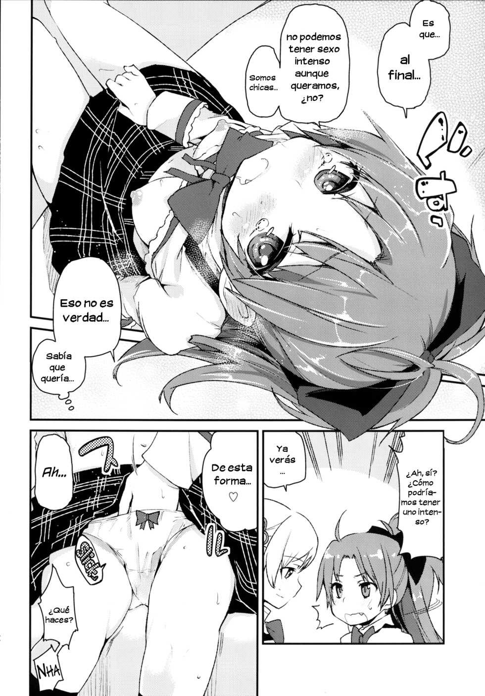 [A・L・L (Azuma Sawayoshi)] Sakura-san ga Tottemo Kawaii Kara | Es Porque Sakura-San es Muy Tierna (Puella Magi Madoka Magica) [Spanish] {Futanari Freaks} [Digital] - Page 11