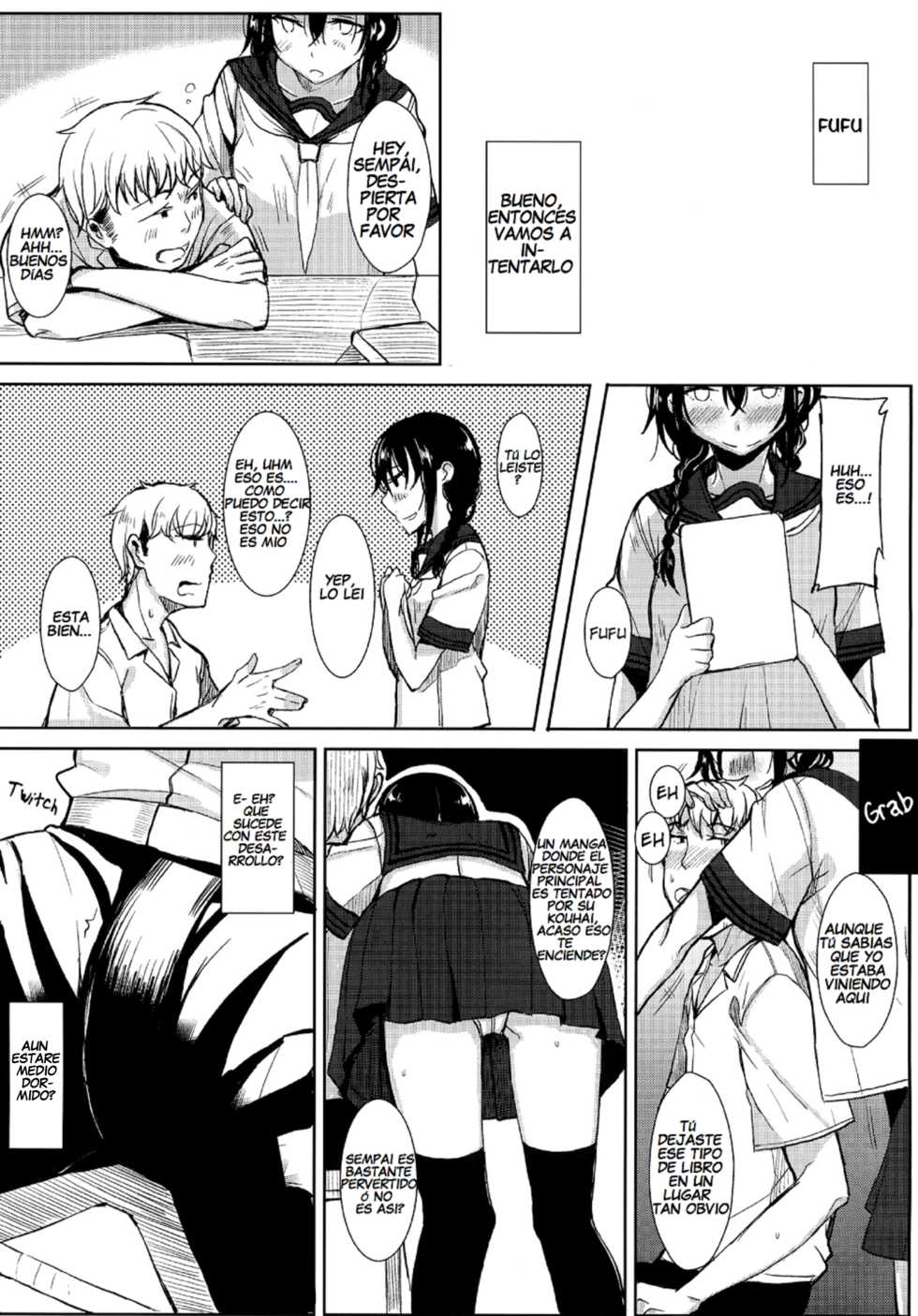 (C86) [Rodiura. (Rage)] Kouhai-chan ni Eroi Koto sareru Hon  [Spanish] [Black Zero] - Page 3